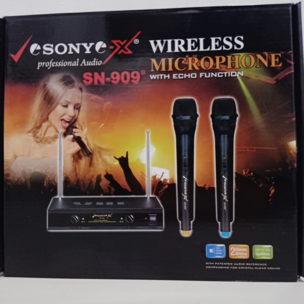 MIC WIRELESS SONY SN-909 MICROPHONE WIRELESS WITH ECO FUNCTION TERLARIS