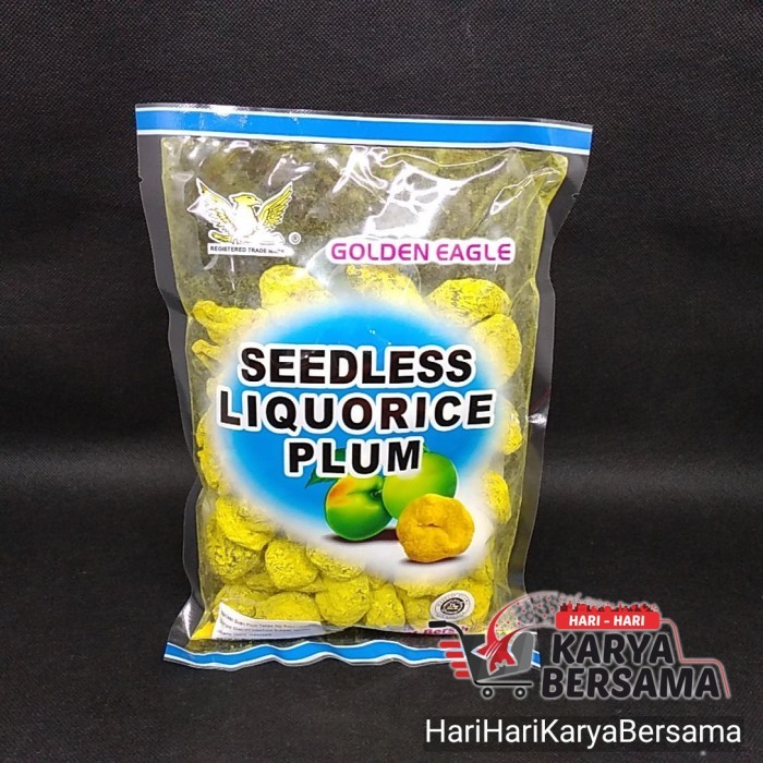 

MANISAN BUAH PLUM TANPA BIJI GOLDEN EAGLE SEEDLESS LIQUORICE PLUM 400