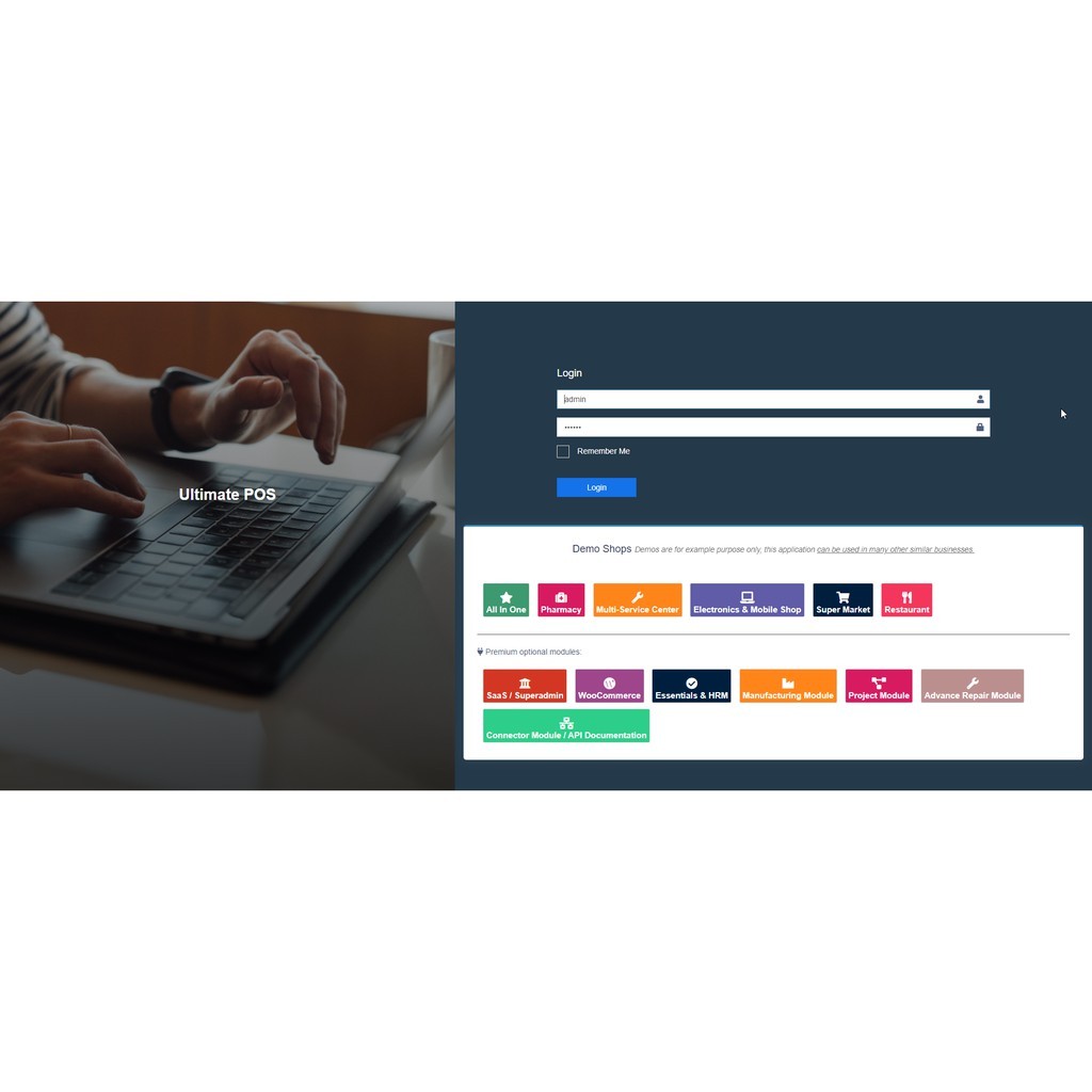 Aplikasi Kasir POS Awesome UltimatePOS 3.6 Laravel