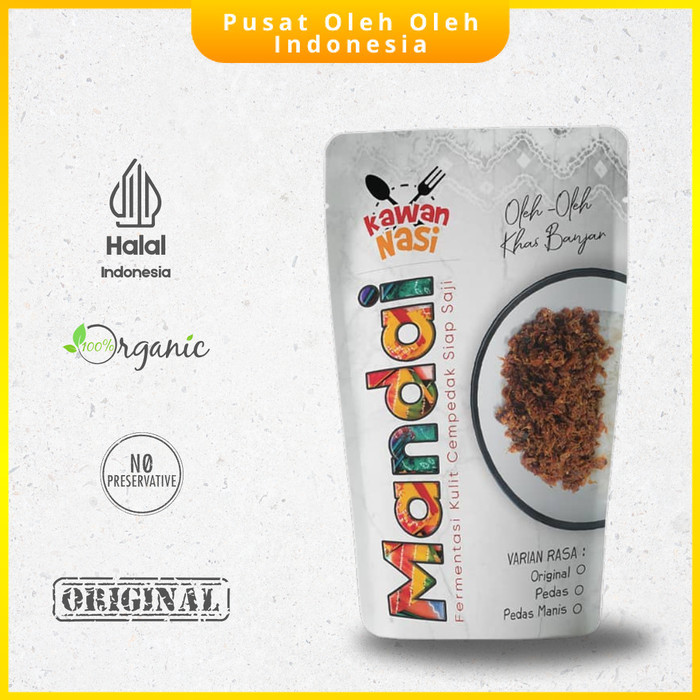 

Mandai Fermentasi Kulit Cempedak Khas Banjar Baru oleh oleh Kalimantan Selatan PO-IN