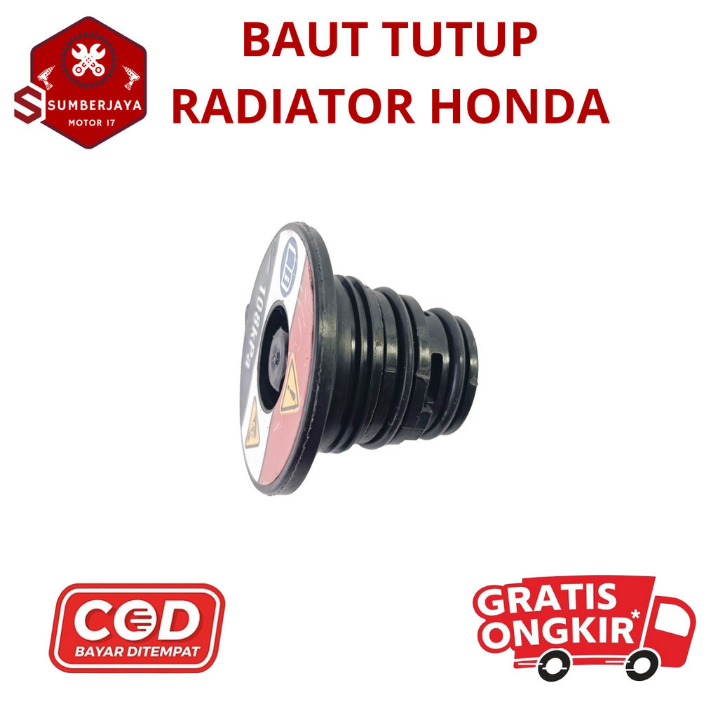 Original Baut Tutup Radiator Honda / Cap Comp Radiator Honda Vario 125, Vario 150,PCX 150 original m