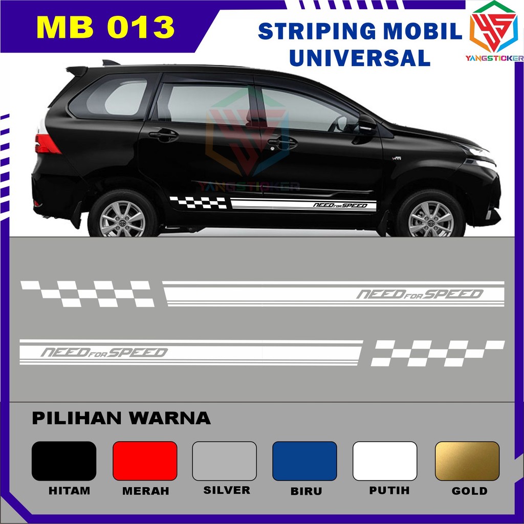 

YS Cutting Sticker Mobil code MB013 cutting stiker pintu mobil bisa untuk semua jenis mobil