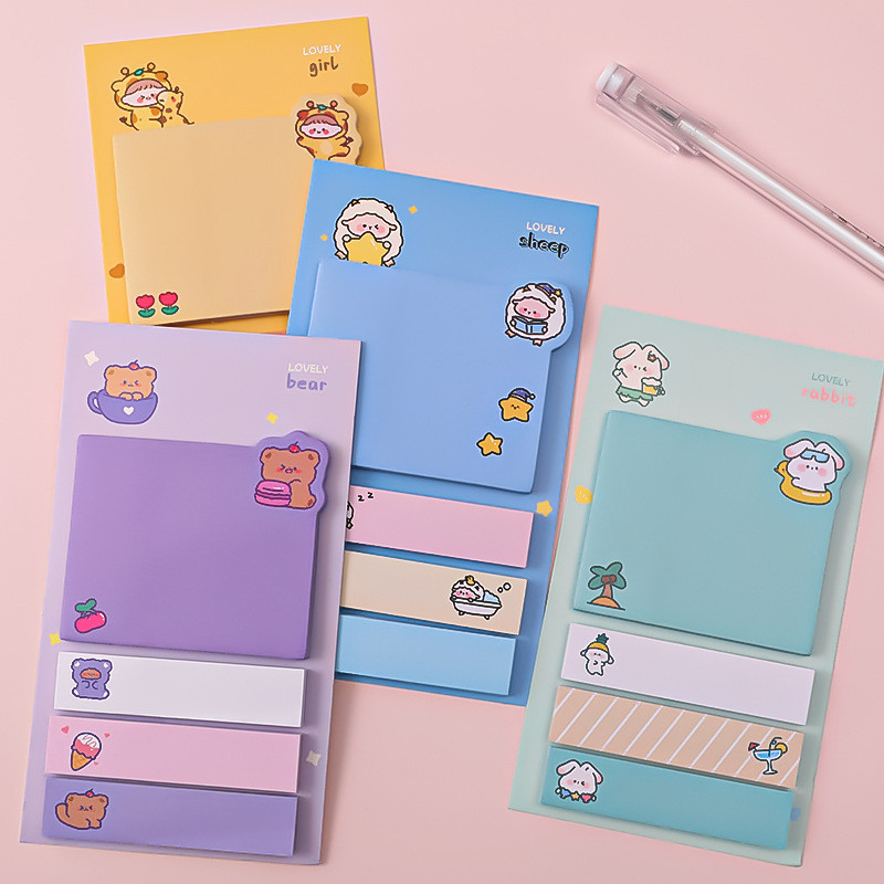 

Kawaii Paper Sticky Notes Creative Notepad Memo Pads Office School Stationery Adhesive Stickers Posted it Sticky Note Pads