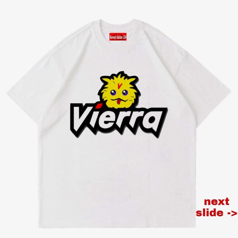 KAOS VIERRA BAJU VIERRATALE T-SHIRT BAND INDIE MUSIK POP PUNK VINTAGE BOOTLEG HITAM PUTIH PRIA WANIT