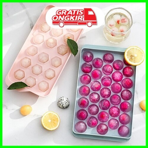 (BESAR) Cetakan Jelly Bulat Besar Jelly Ball Buah Agar Es Batu Jumbo Telur Puyuh 33 Cetakan Bulat Ro