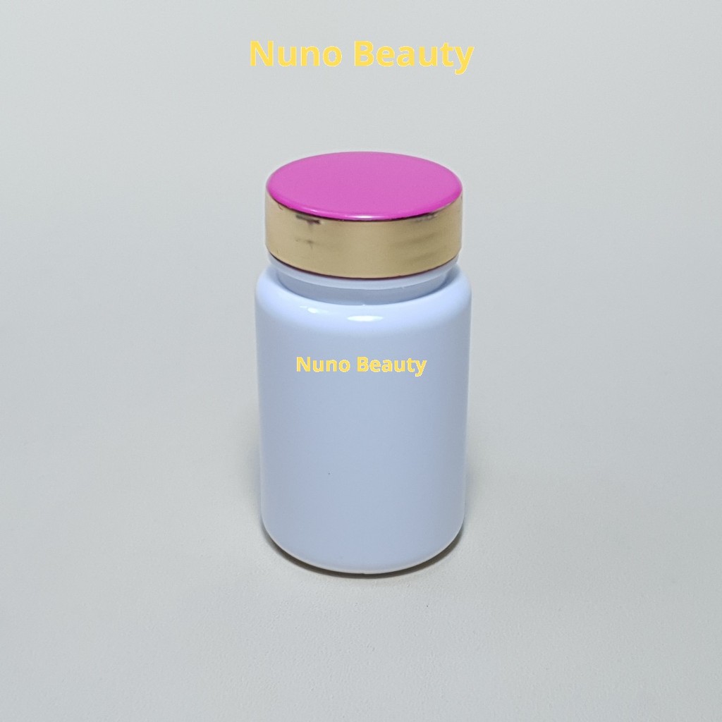 Botol Obat 100 ml Putih Plug Segel / Botol Kapsul 100 ml