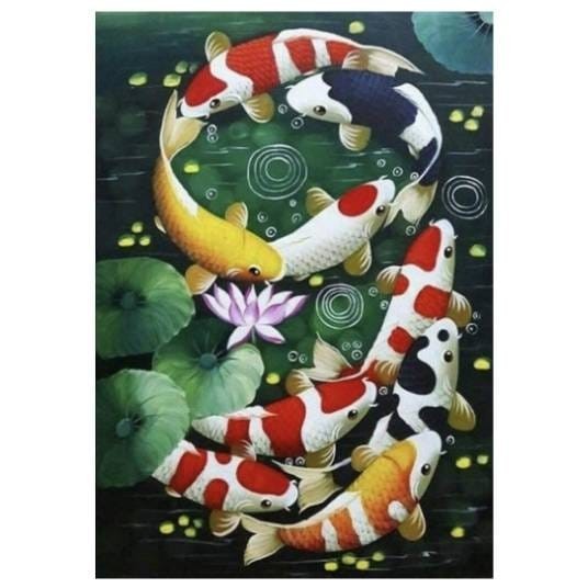 5D DIY Diamond Painting Full Drill 30x40cm Lukisan Kristik Diamond - Motif #8