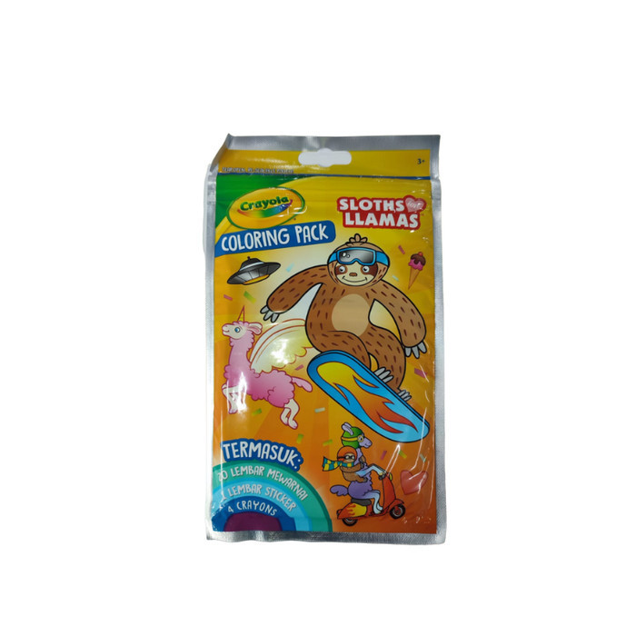 

[GIMMICK] Crayola Cloring Pack Sloths Llamas