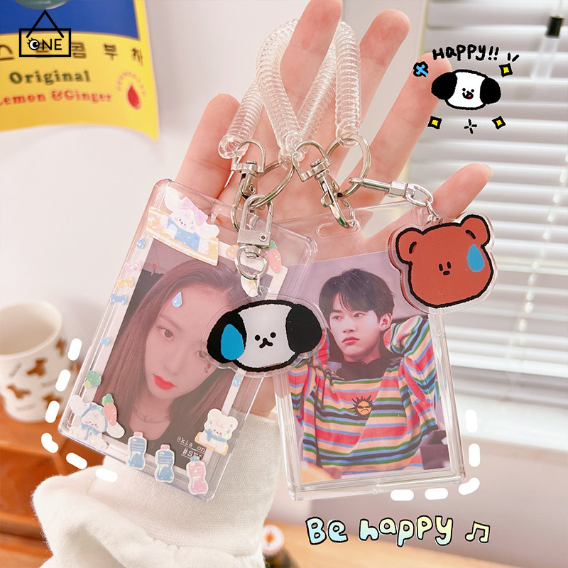 

COD❤️ Tempat Kartu Hewan Lucu Sederhana Tempat Kartu Bus Portabel Untuk Pelajar Tempat Pelindung Kartu Identitas A.one