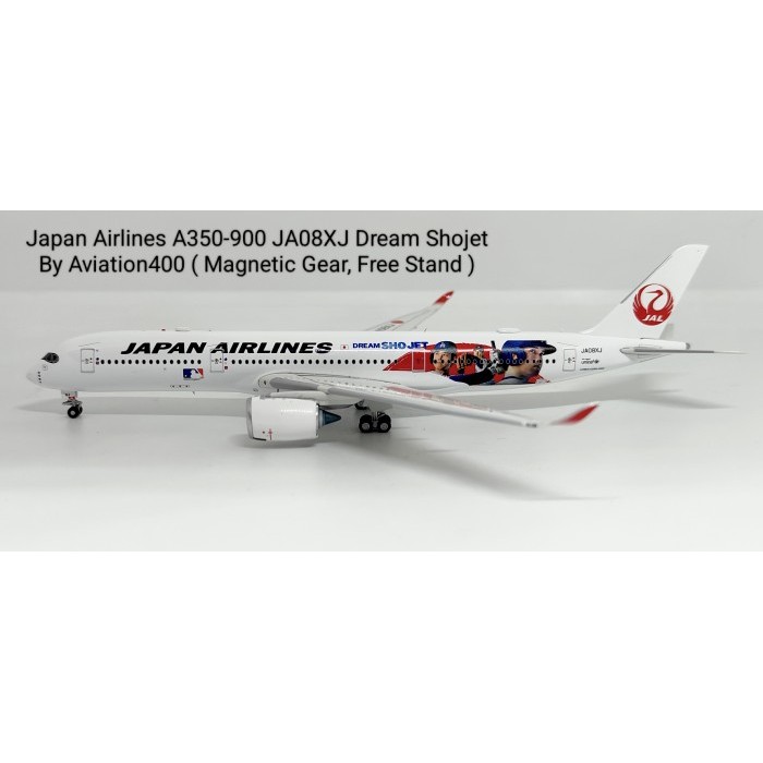 Pesawat Terbang Japan Airlines A350-900 JA08XJ Dream Shojet  Aviation400 Diecast