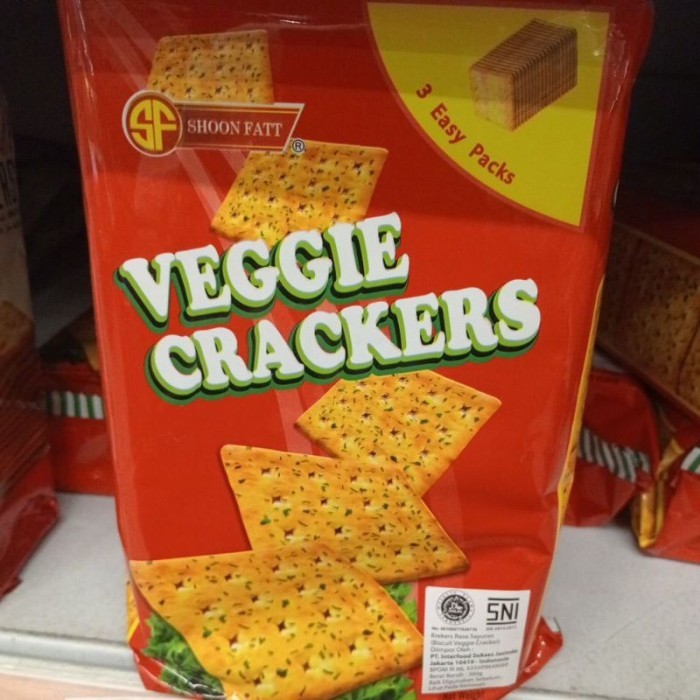 

New Item SHOON FATT VEGGIE CRACKERS 360G