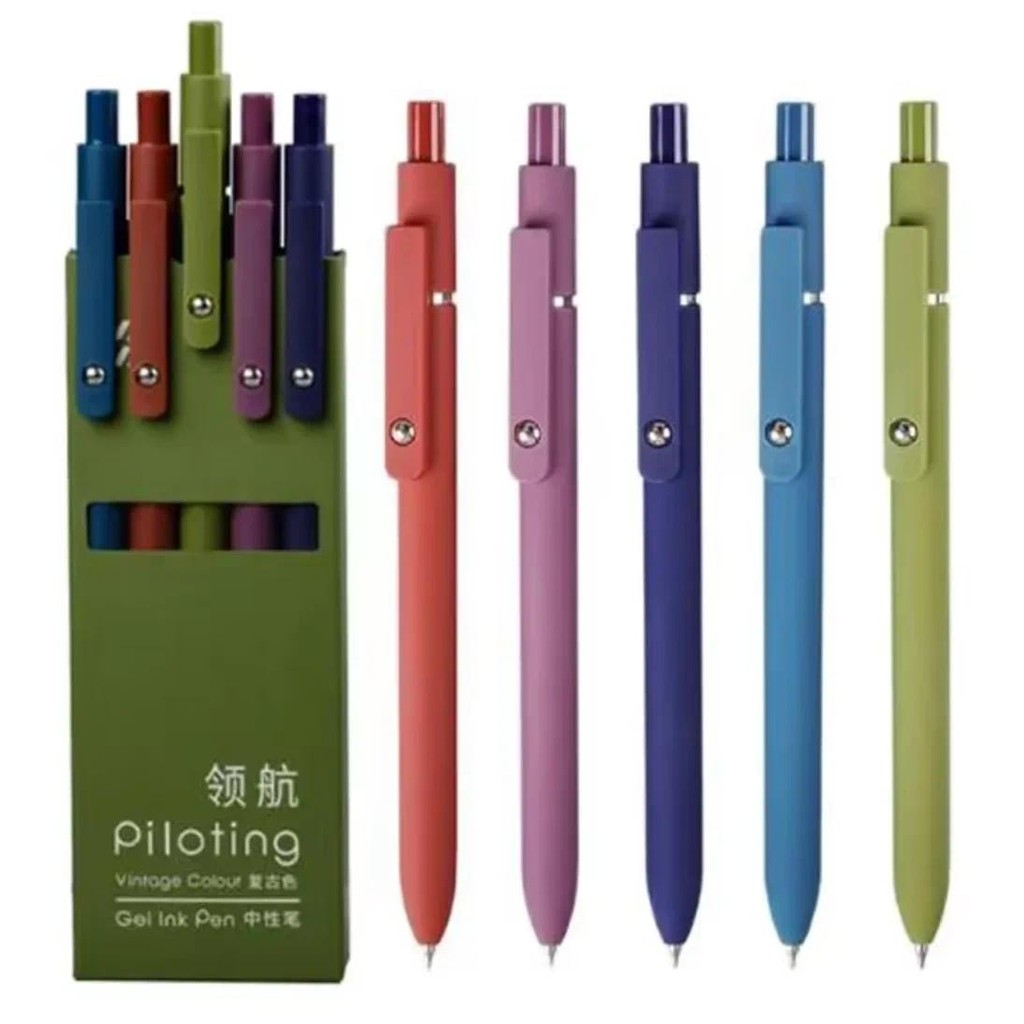 

Piloting Morandi Colour Gel Pens Soft Touch Quick Dry Smooth 0.5mm Gel Ink Pen For School Student Writing Stationery Supplies