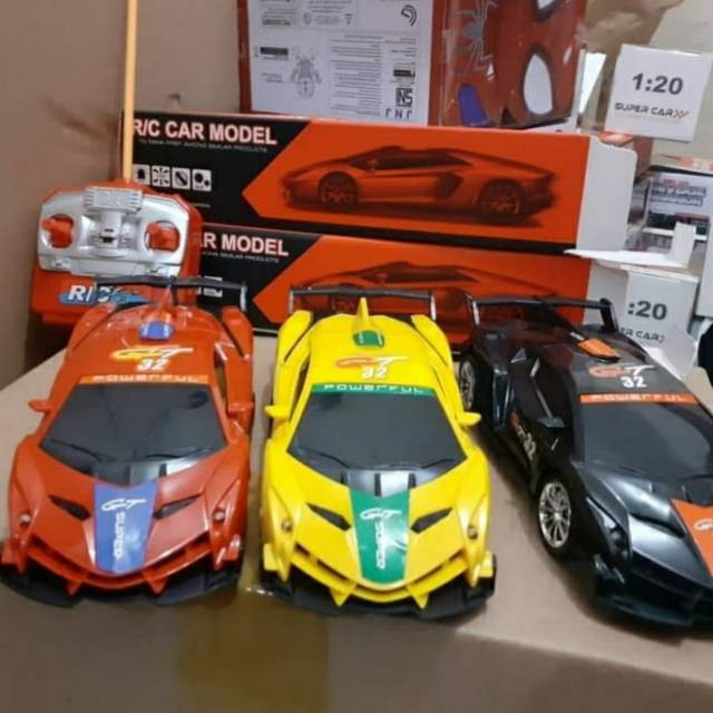 LETERSHOP RC mobil mainan lamborgini terbaru