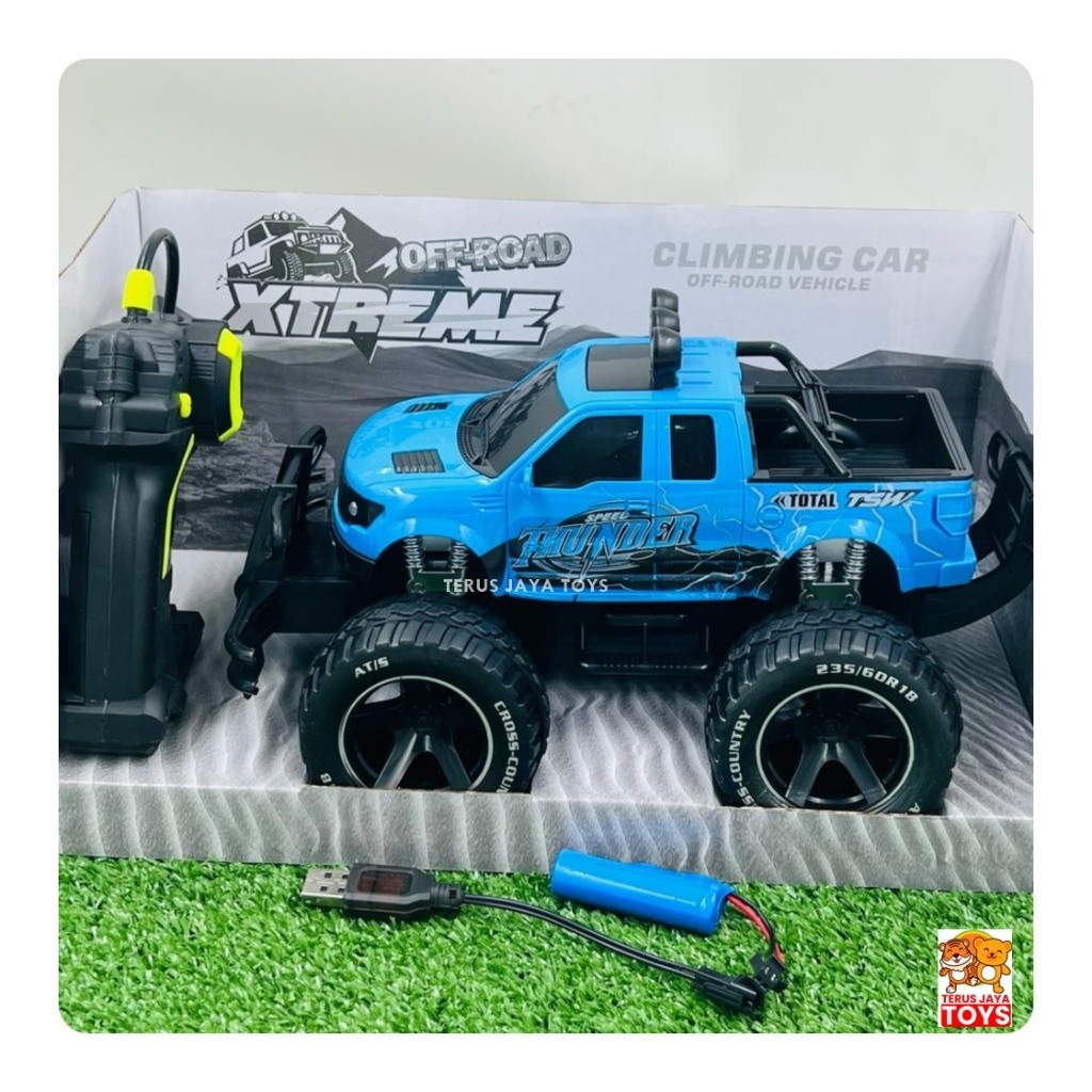 LETERSHOP New Arrival Mainan Mobil jeep besar Remot Kontrol baterai cas