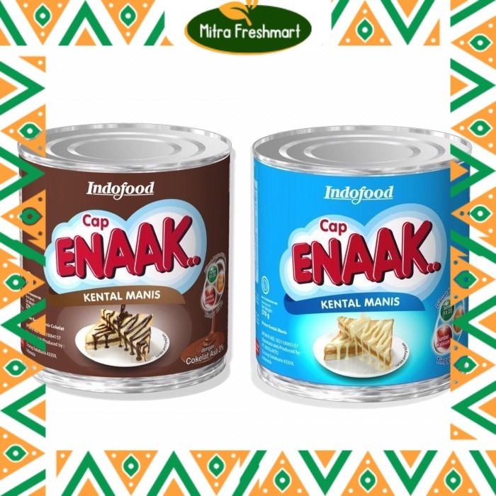 

Susu Kental Manis Kaleng Cap Enak 370g