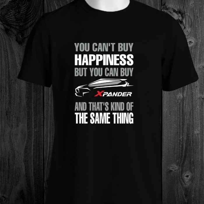 NDpart Kaos T-Shirt Mobil Mitsubishi Xpander by ZLATAN Original - Hitam, M