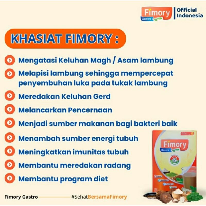 Fimory Gastro Atasi Asam Lambung Gerd Magh - Fimory 250g Original
