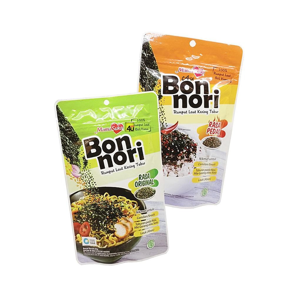 

kimoura shop-undefined-Mamasuka Rumput Laut / Bon Nori ( Pouch ) 60gr Original & Pedas