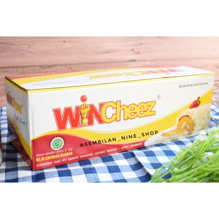 

Keju WINCHEEZ Cheddar Cheese 2 Kg Winchiz