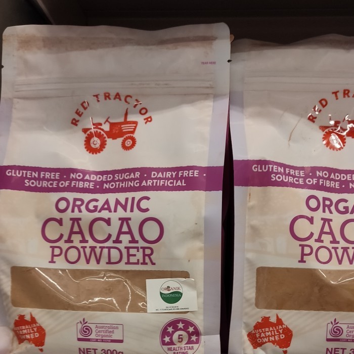 

red tractor organic cacao powder 300gram