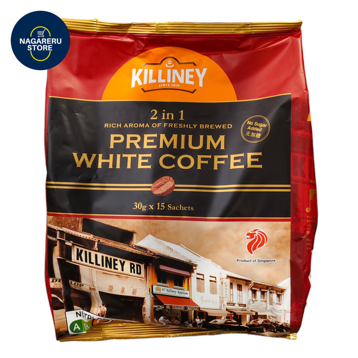 

Killiney 2 in 1 premium white coffee 30 gr x 15 sachets