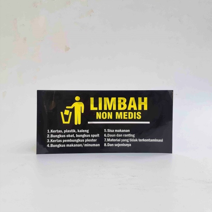 

Stiker Vinyl - Limbah Non Medis