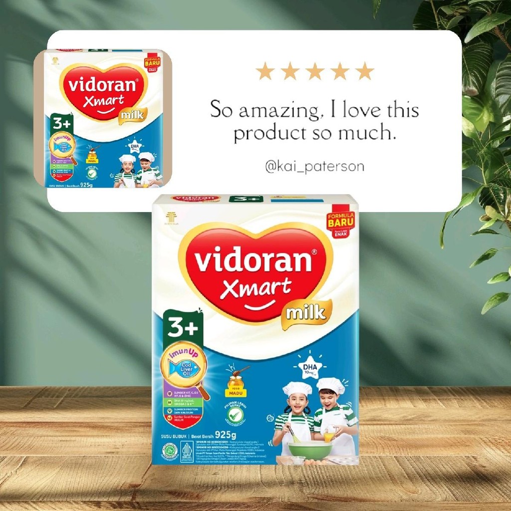 

Susu Vidoran Xmart 3+( untuk anak 3-5 tahun) Ukuran 350 gr, 700 gr, 925 gr Rasa Madu dan Vanilla Bubuk Anak