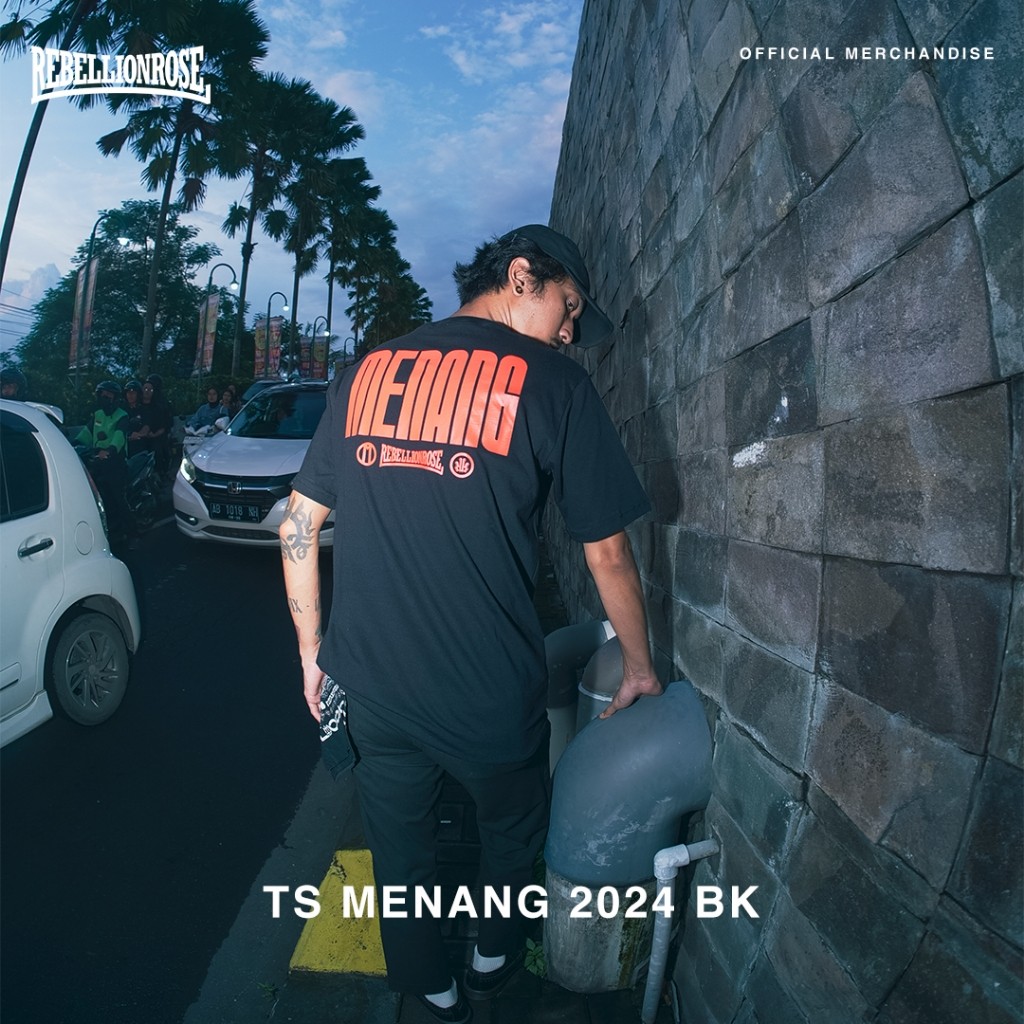 READY STOCK - TS MENANG 2024 - Kaos Rebellion Rose Original