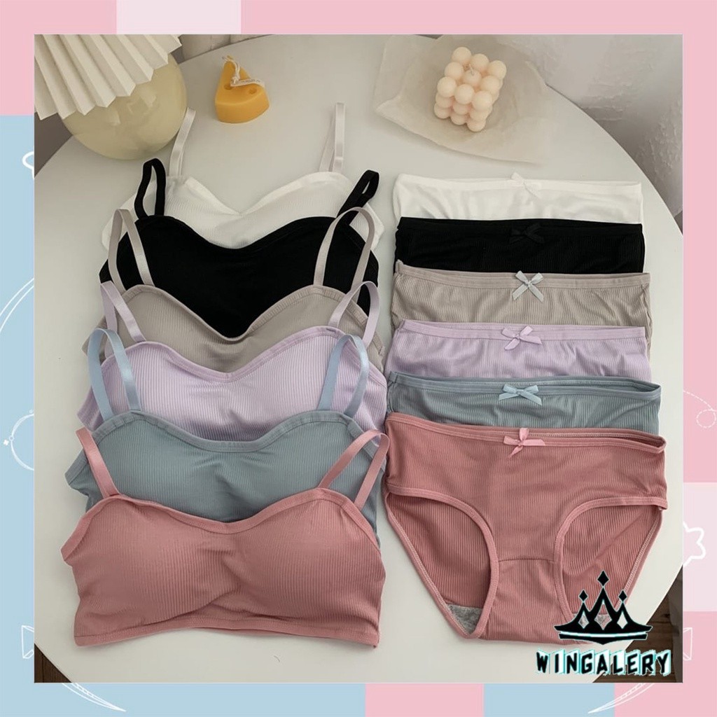HOT ITEM WINGALERY Set Pakaian Dalam Wanita Import 1059