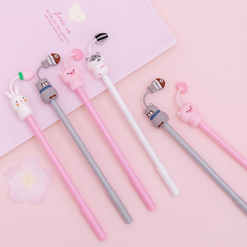 

MAOMAO Pena Gel Karakter Binatang Pen Hewat Lucu Pulpen Gel Kualitas