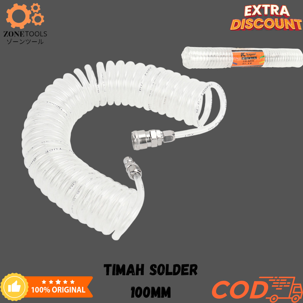 Kapusi Selang Kompressor/Selang Angin PU 3 Varian Ukuran