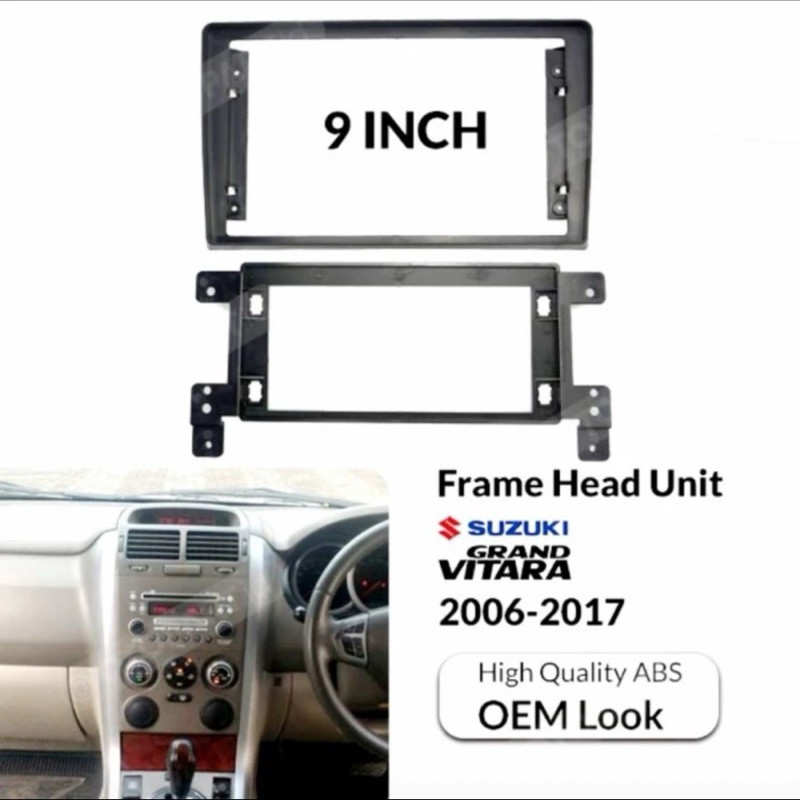 frame list android 9inch Vitara tv mobil headunit