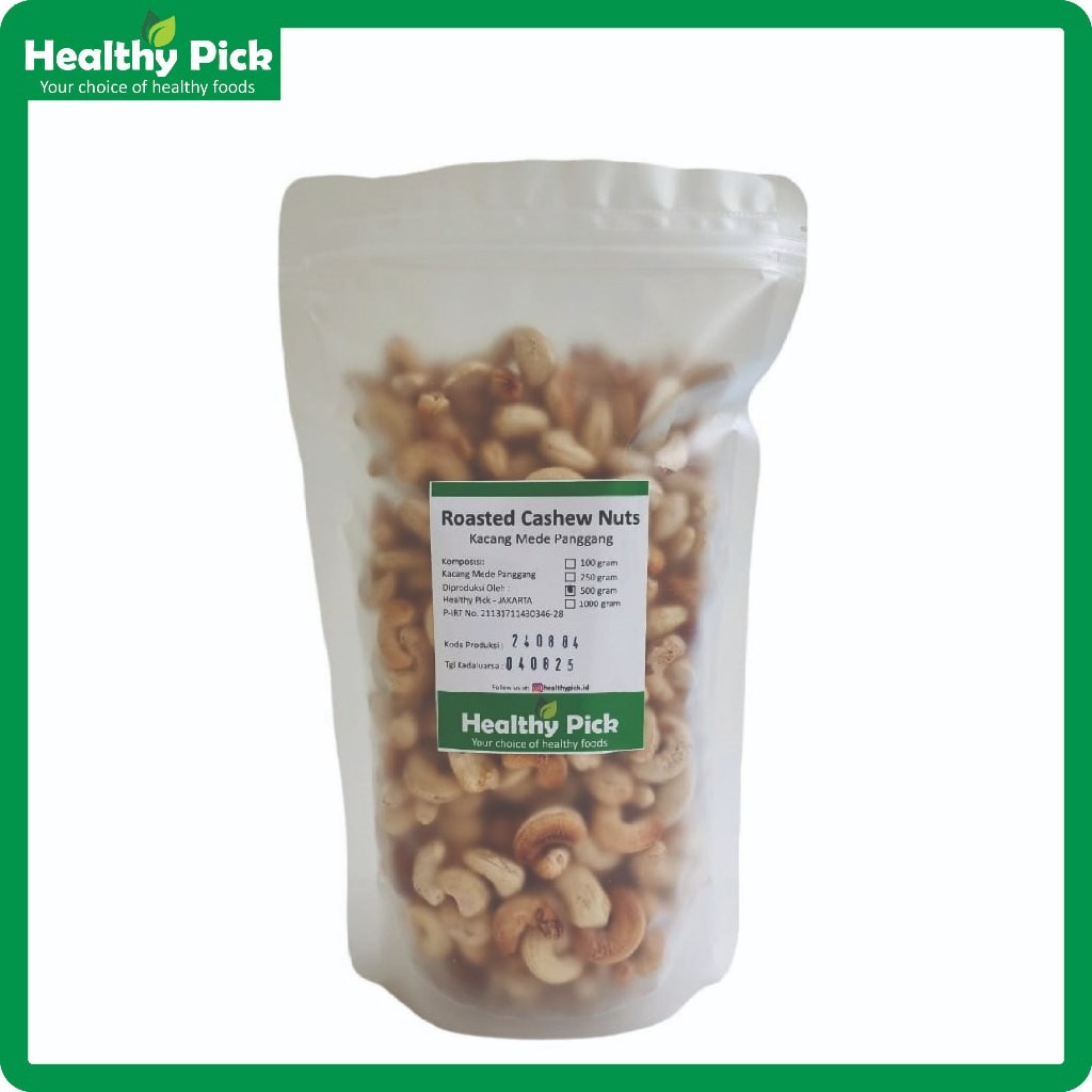 

Roasted Cashew Nuts (Kacang Mede Panggang) 250gr - Healthy Pick