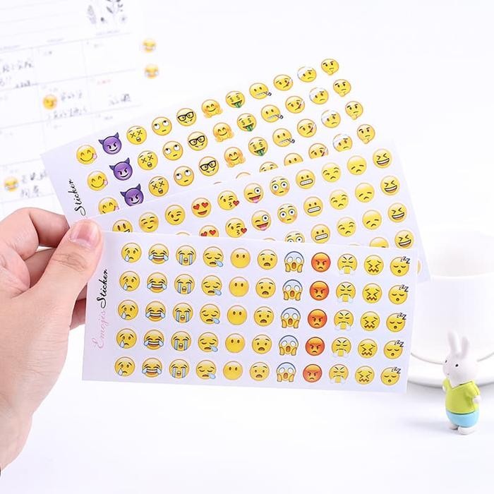 

Aksesoris Promo Moerah~ Sticker Kartun Korea Emoticon Lucu