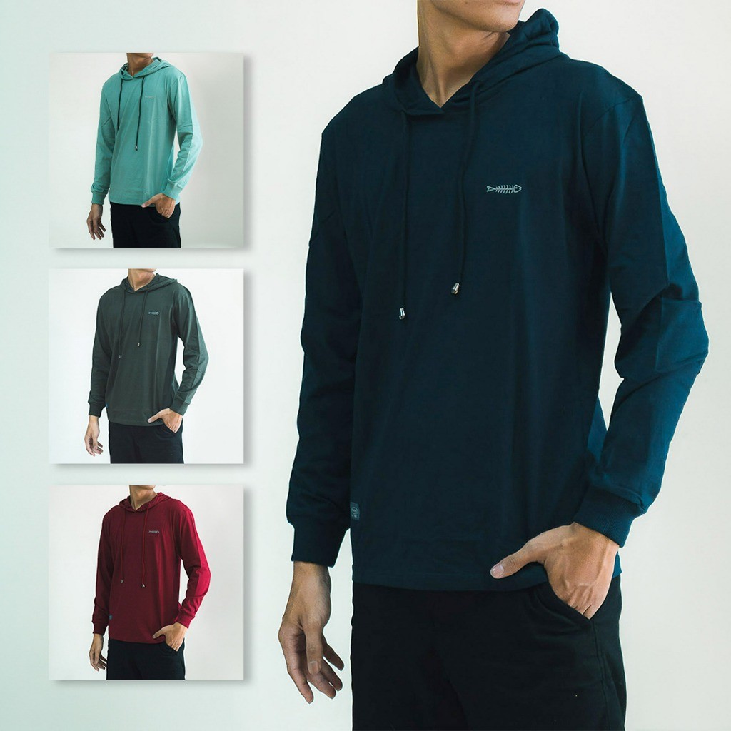 Jaket Hoodie IEBE J1QL8002 Lengan Panjang