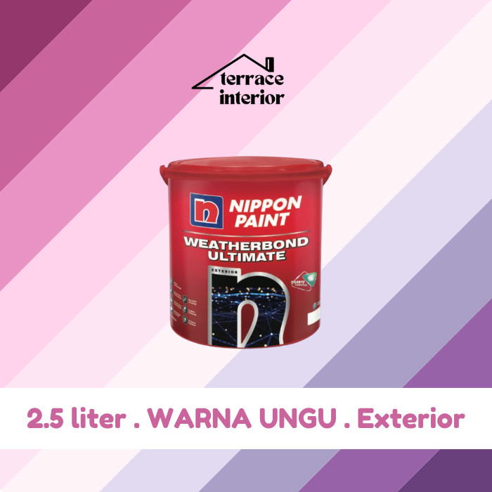 Cat Tembok Nippon Paint Ultimate Warna Ungu 2.5 L