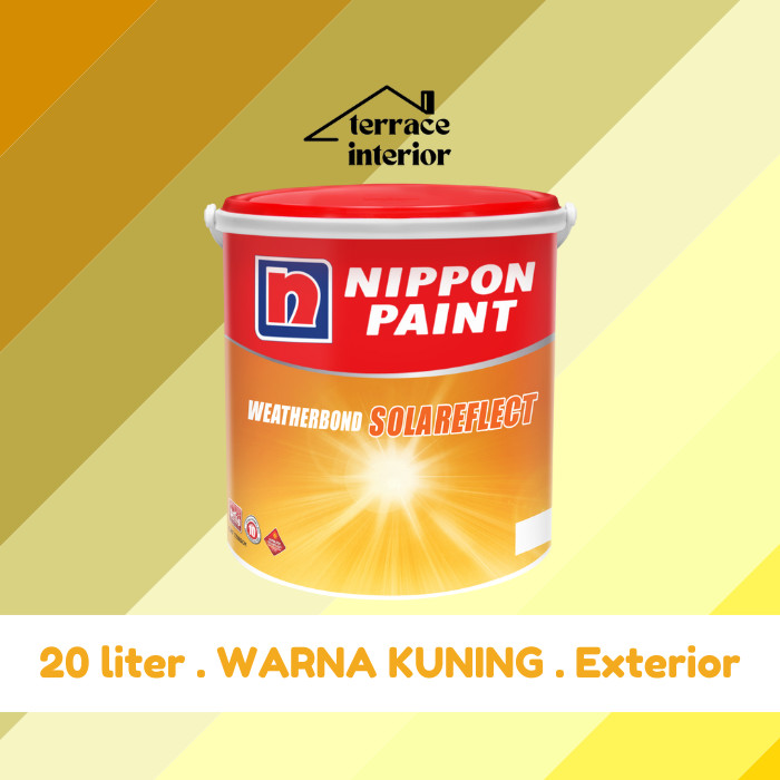 Cat Tembok Exterior Solareflect Nippon Paint Warna Kuning 20 L