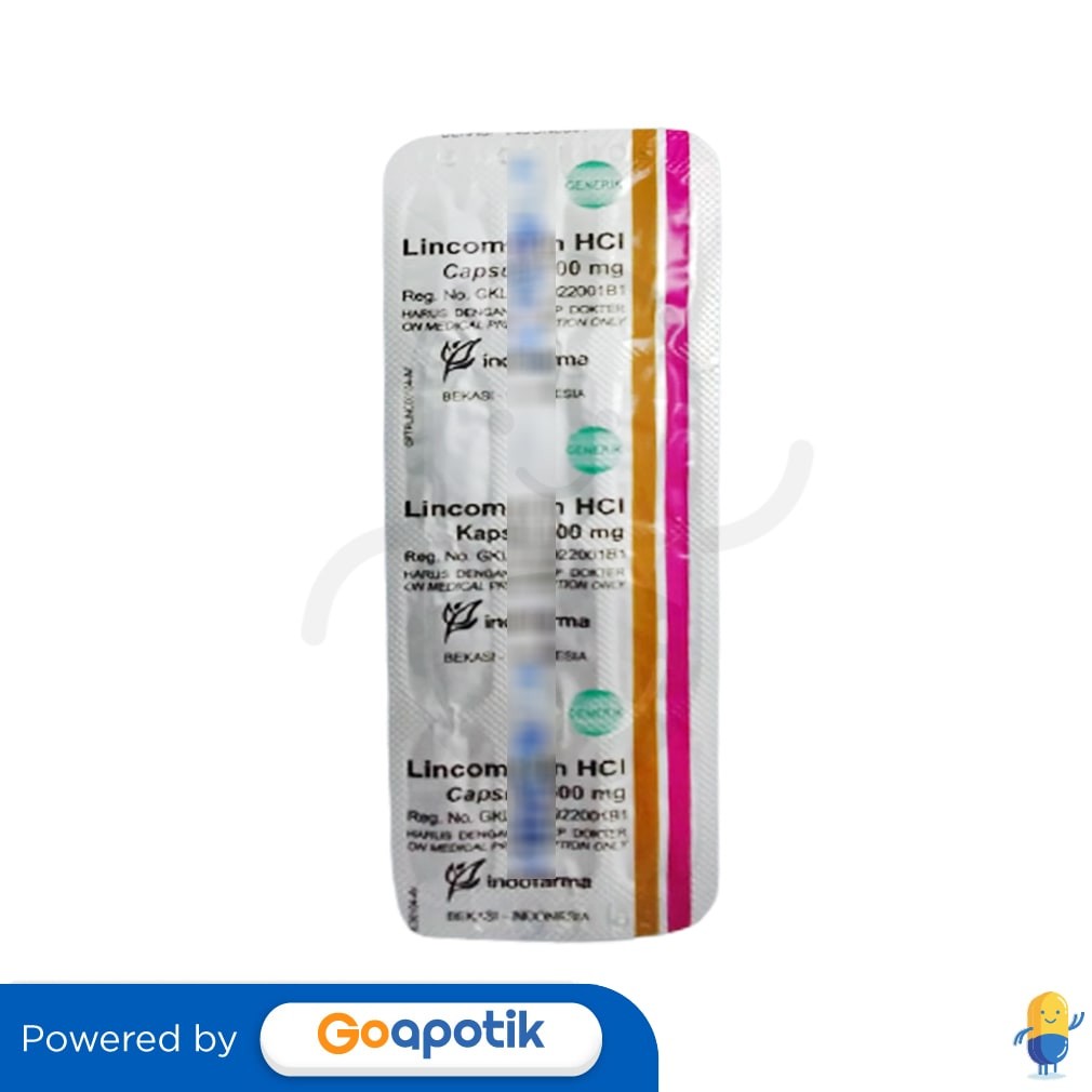 Lincomycin Indofarma 500 Mg Strip 12 Kapsul