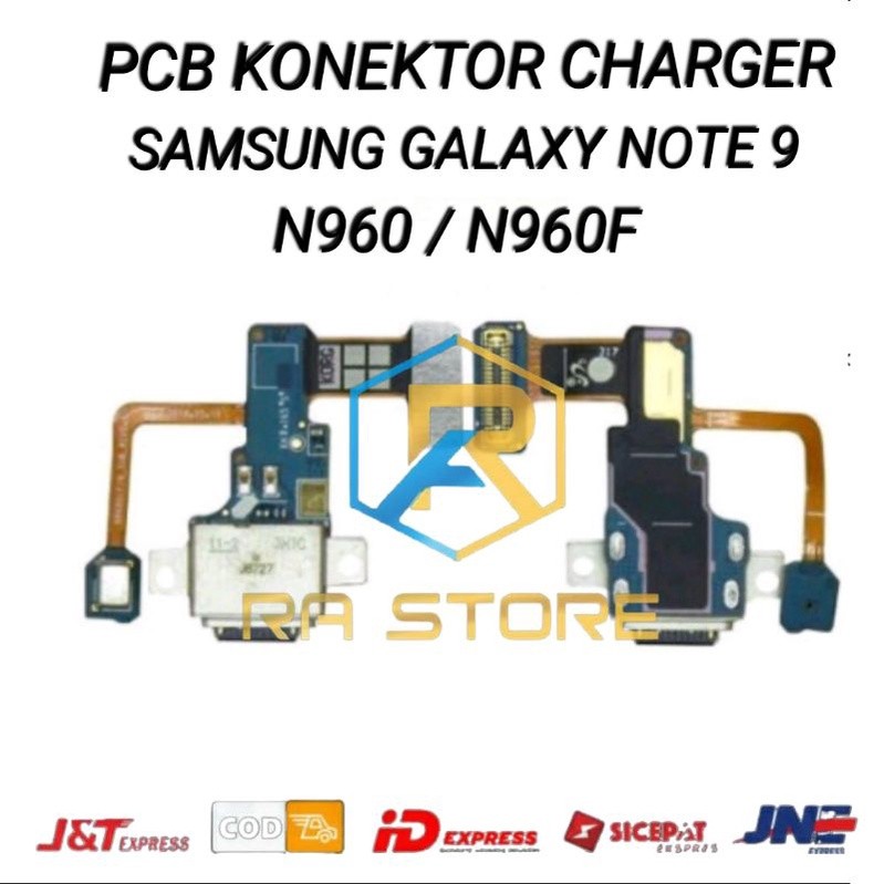 PAPAN CHARGER + IC Samsung Galaxy Note 9 N960 N960F ORIGINAL CON T/C /HF/MIC / FULL KOMPONEN IC / Fl