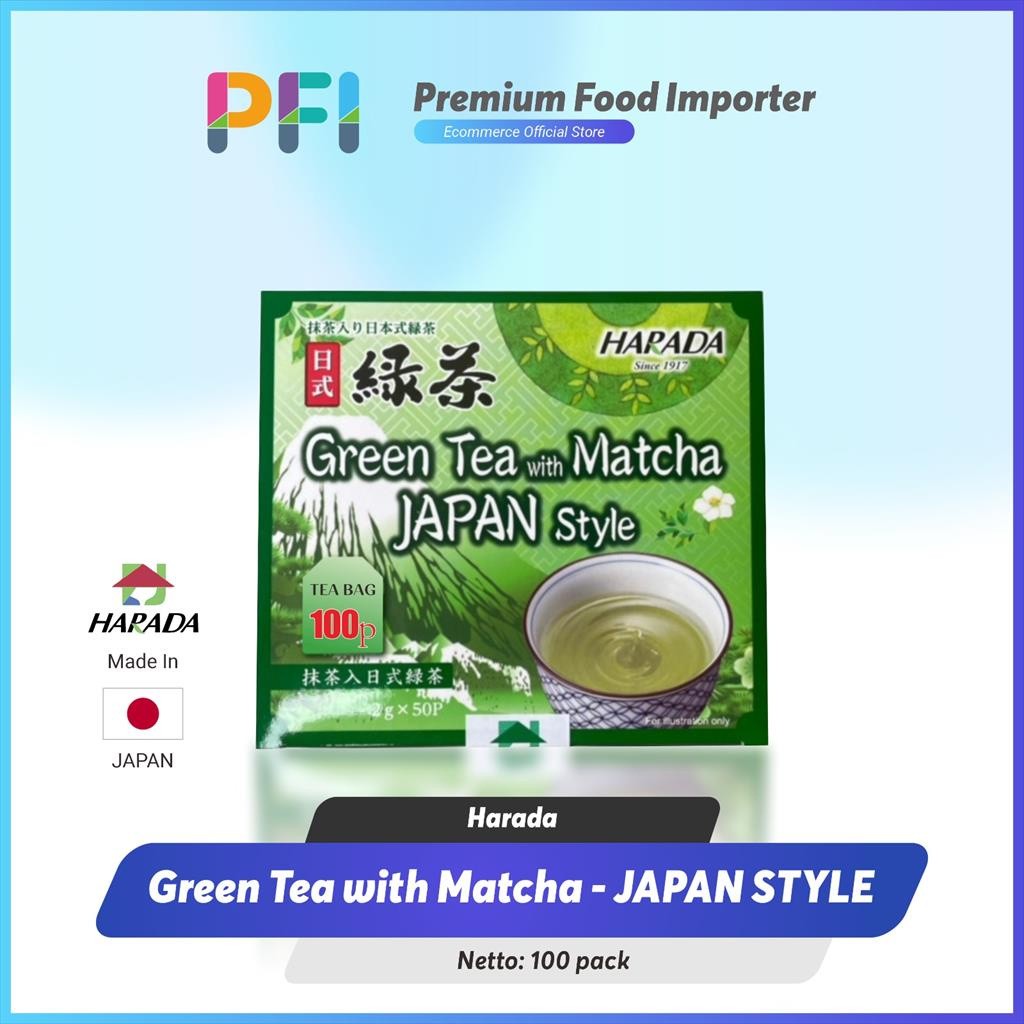 

Harada Green Tea with Matcha Japan Style Box 100P
