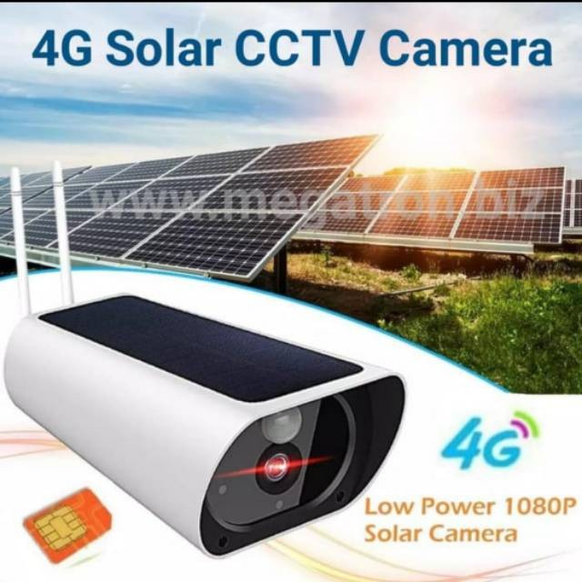4G GSM Solar CCTV camera - Weatherproof - support Motion Detect