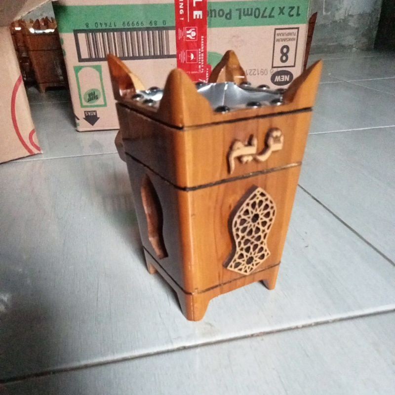 TERSEDIA tempat bakar bukhur mabkhara bukhur tarim Wood slince