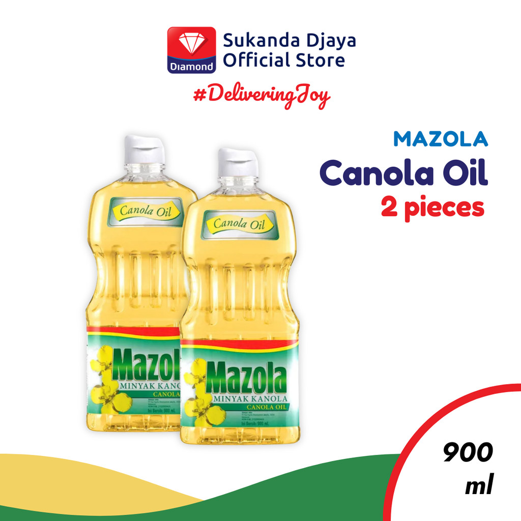 

Mazola Minyak Kanola Nabati Canola Oil 900 Ml - Twin Pack