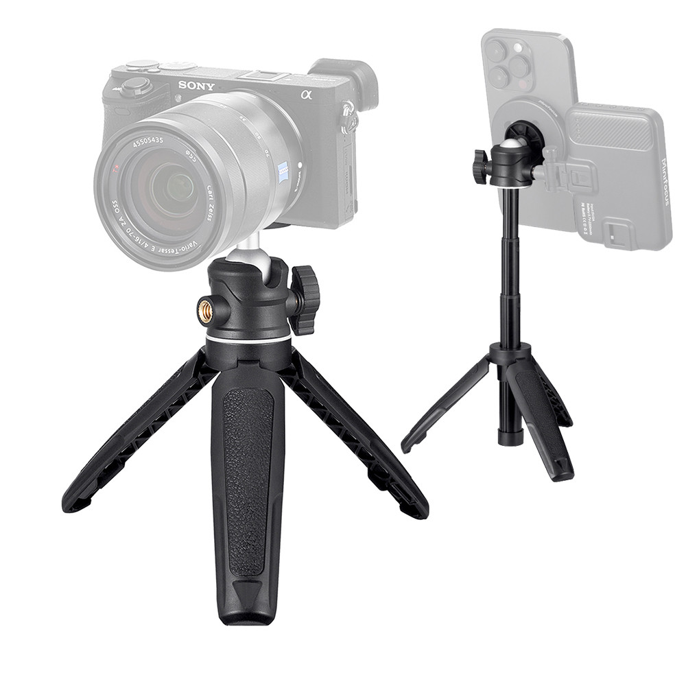 Mini Tripod for Camera 1/4" Screw Universal for Sony/Canon/Nikon/Fujifilm Vlog Camera Extendable Han