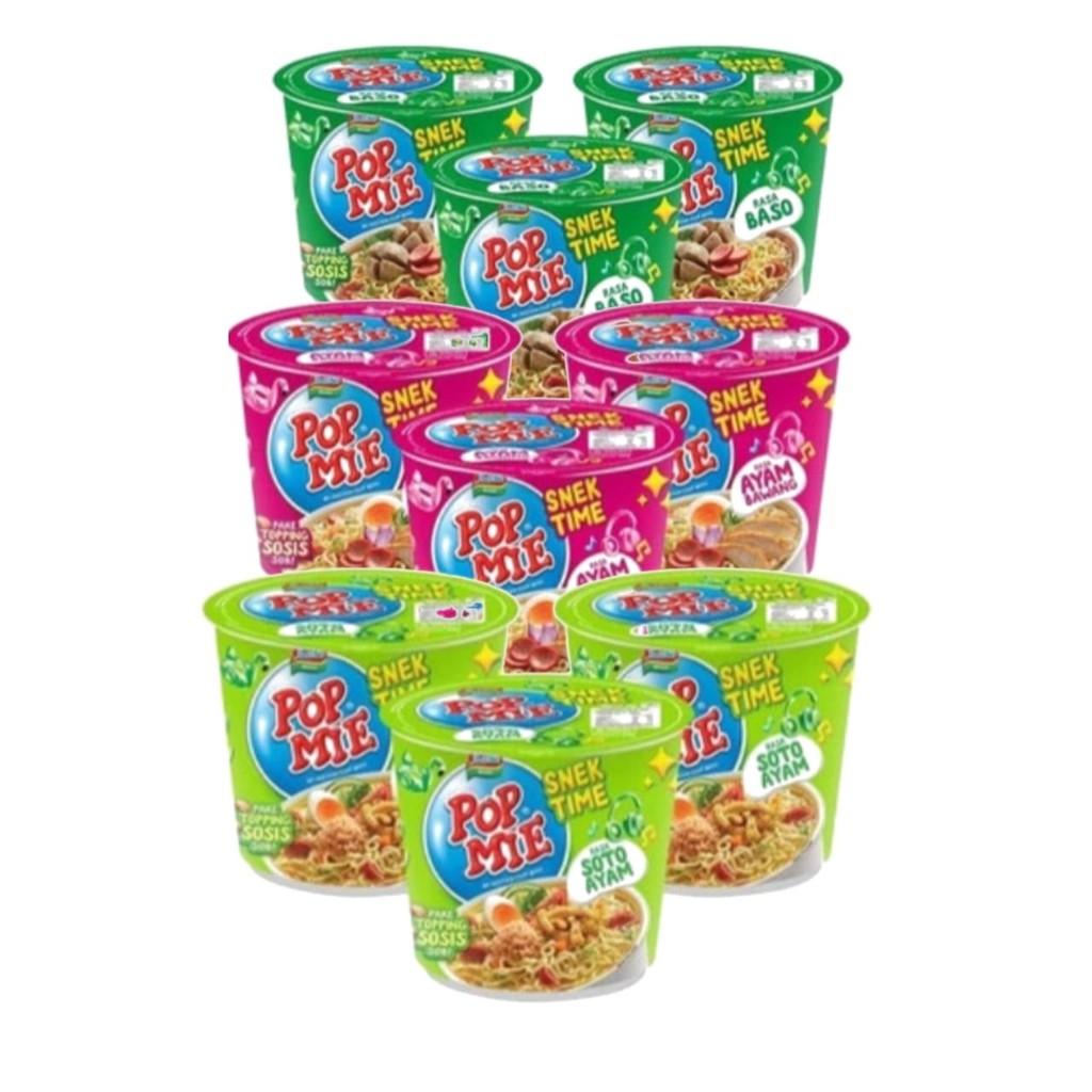 

#INDOFOOD PAKET POP MIE MINI ( 3 PCS ) @RIZKYGROSIR#