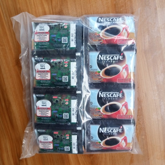 

Nescafe Classic Sachet 2gr Isi 60pcs/Pack