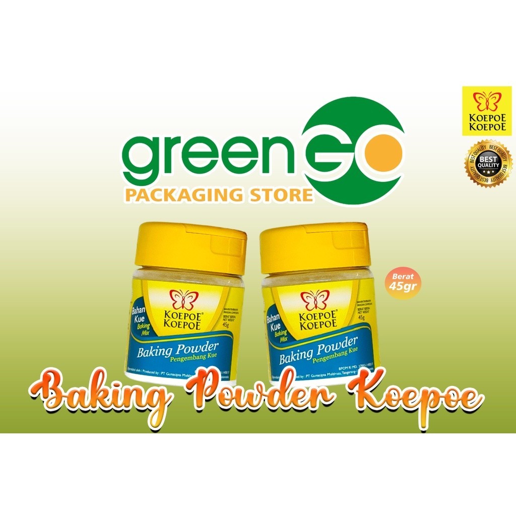 

[MS] BAKING POWDER KOEPOE 45GR BUBUK PENGEMBANG BAHAN KUE