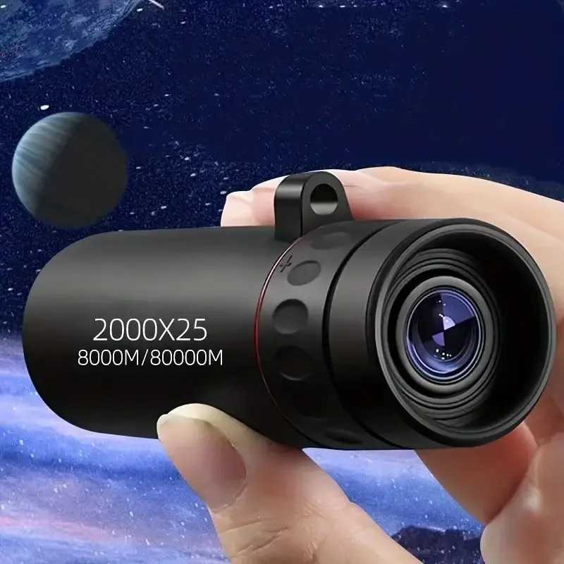 Teropong Mini Monokular Monocular Portable HD BAK4 FMC 2000x25