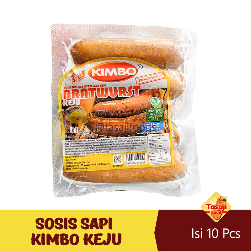 

Kimbo Sosis Sapi Keju 10 Pcs