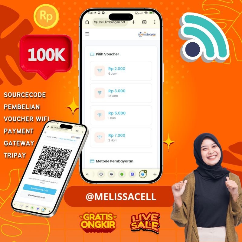 Source Code Pembelian Voucher Wifi Payment Gateway